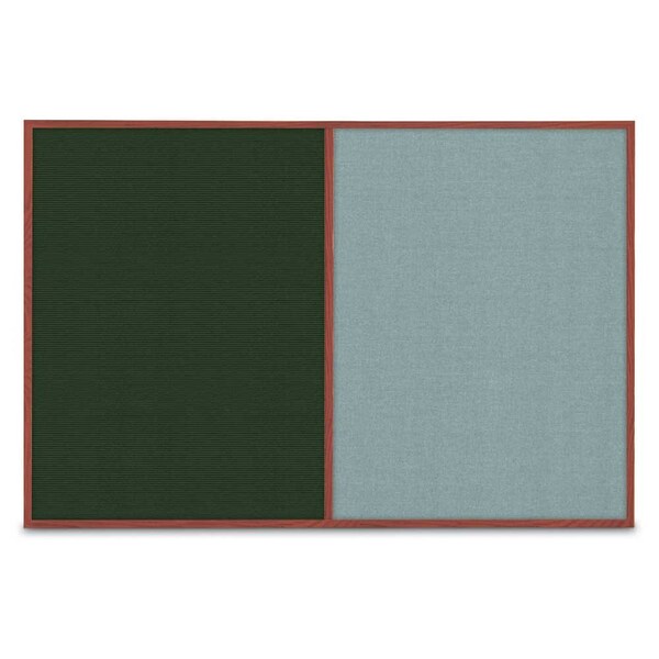 Slim Style Indoor Enclosed Corkboard, 42
